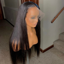 Load image into Gallery viewer, Naija Beauty Silky Straight Compact Frontal Lace Human Hair Wig - Naija Beauty Hair

