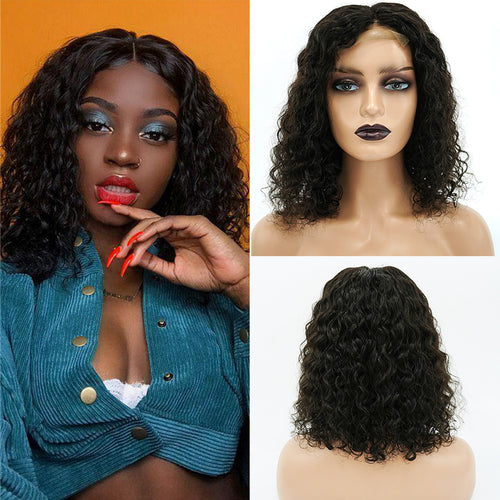 Naija Beauty New Arrival Water Wave 4X4 Lace Closure Human Hair Wig - Naija Beauty Hair