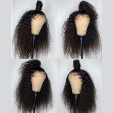 Load image into Gallery viewer, Naija Beauty Virgin Human Hair Deep Wave Curly Compact Frontal / 13X4 Lace Frontal Wig - Naija Beauty Hair
