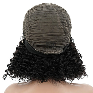 New Arrival- Double Drawn 2×6 Closure Jerry Curly Wig - Naija Beauty Hair