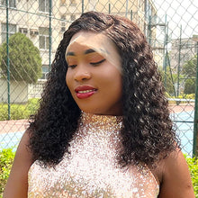 Load image into Gallery viewer, Naija Super Double Drawn 13X4 Frontal Jerry Curly Human Hair Wigs - Naija Beauty Hair
