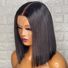 Load image into Gallery viewer, New Arrivals Double Drawn 2X6 Lace Kim K Bob Human Hair Wig - Naija Beauty Hair
