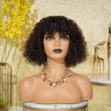 Load image into Gallery viewer, Popular Original Curly Bob With Fringe Wig 10” - Naija Beauty Hair
