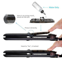 Load image into Gallery viewer, Professional Ceramic Steam Hair Straightener - Naija Beauty Hair
