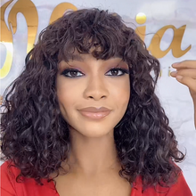 Load image into Gallery viewer, Super Double Drawn Pissy Curl With Fringe Wig - Naija Beauty Hair
