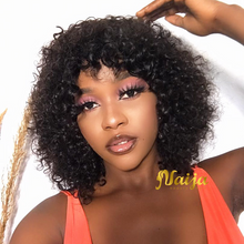 Load image into Gallery viewer, Wig Anita - Double Drawn Pixie Curls With Fringe Wig - Naija Beauty Hair
