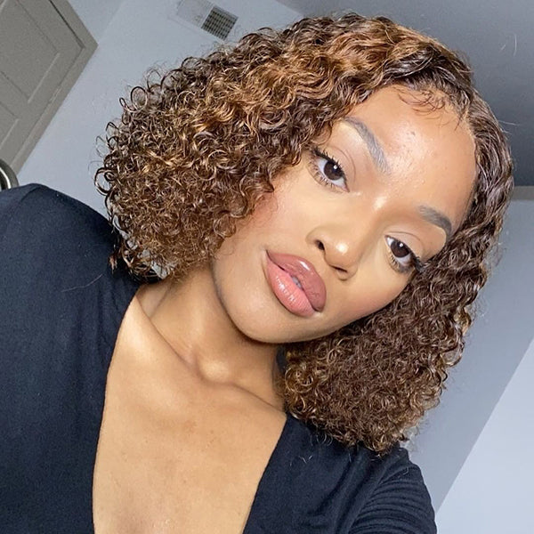 Highlight Original Curly 4x4 Closure Wig